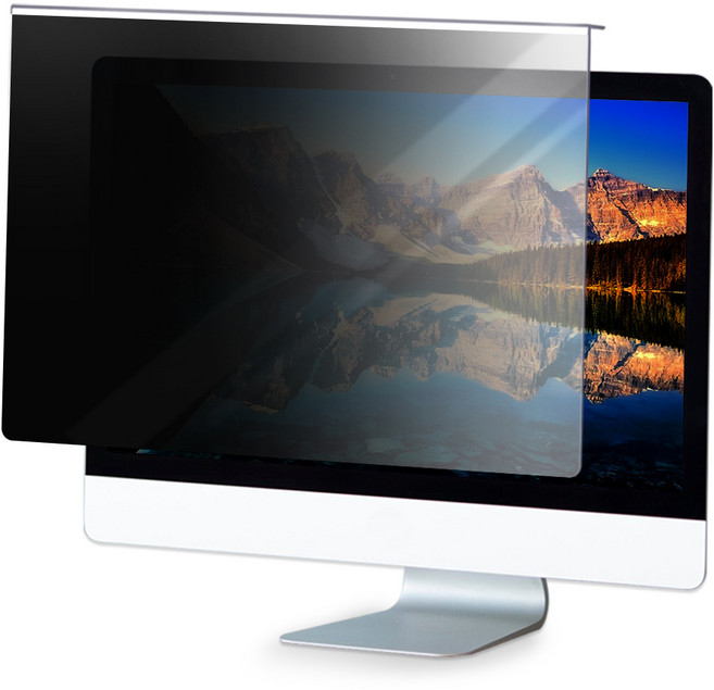 홈플래닛 거치형 사생활보호 블루라이트 차단 모니터 보안필름 (22인치 16:9 490 x 317mm), 1개