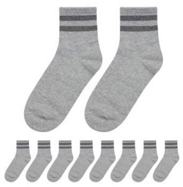 이지레그 남성용 싱글라인 양말 10켤레