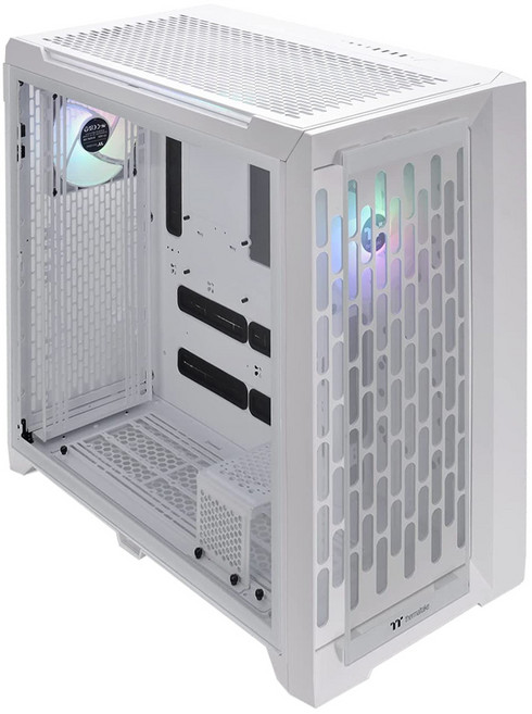 thermaltake 曜越 CTE C700 TG ARGB CT140 ARGB 機殼 附顯卡轉向支架 566.5 x 327.6 x 505.5mm 白色 15.6kg, CA-1X7-00F6WN-01, 1個