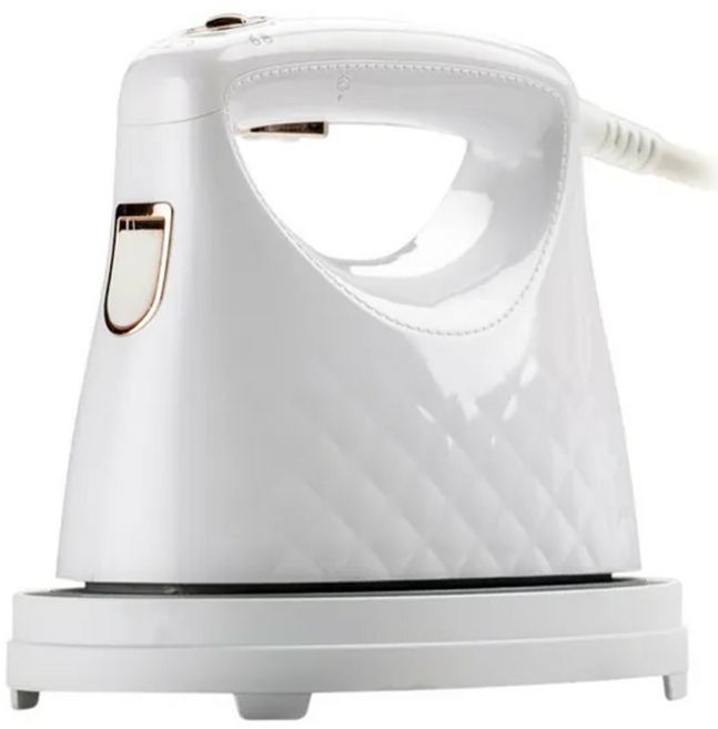 MUNICHI 沐尼黑 2in1 蒸氣掛燙電熨斗 30秒快速加熱 100ml水容量 17cm陶瓷底板, MSI-PQQ7, 珍珠白