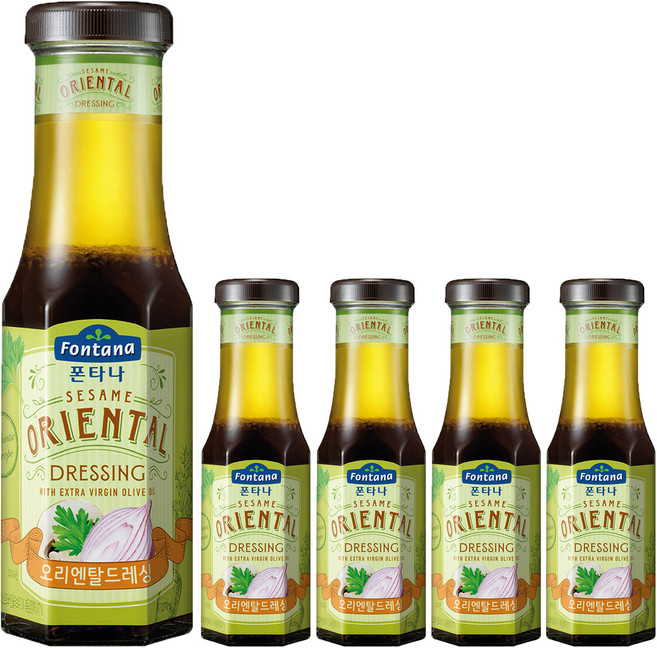폰타나 오리엔탈 드레싱, 270g, 5개