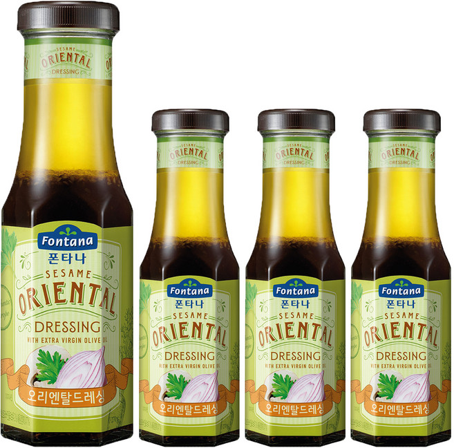폰타나 오리엔탈 드레싱, 270g, 4개