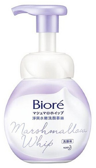 Biore 蜜妮 台灣公司貨 洗顏慕絲 淨爽水嫩, 160ml, 1瓶