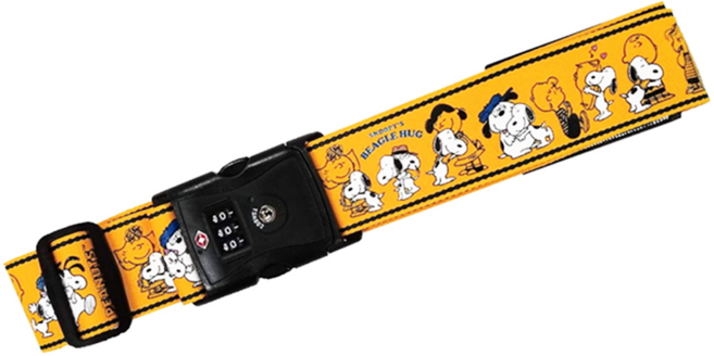 PEANUTS 史努比 行李束帶 + TSA鎖 240614