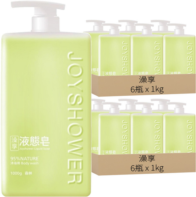 澡享 Joyshower 液態皂 森林, 12瓶