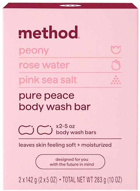 method 美則 感官沐浴皂 純粹寧靜 2個, 142g
