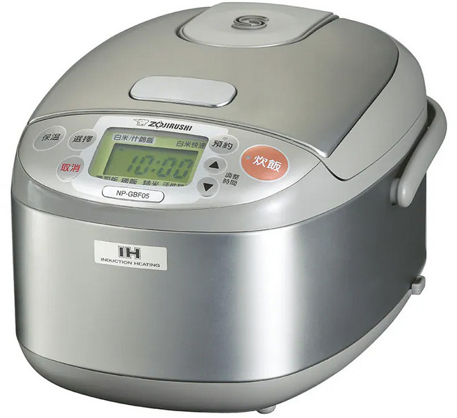 ZOJIRUSHI 象印 日製 IH微電腦電子鍋 3人份, NP-GBF05, 灰色 + 銀色