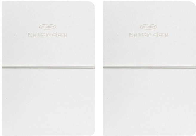 아르디움 마이 리틀 다이어리, 화이트, 2개
