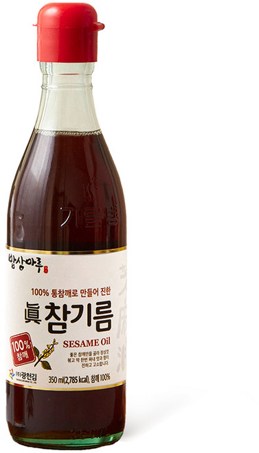 밥상마루 100% 참깨로 만들어 진한 참기름, 350ml, 1개