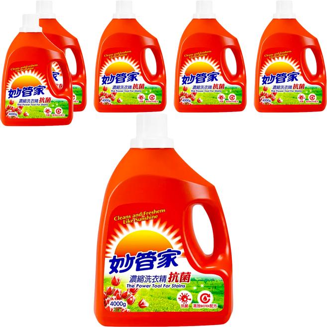 Magic Amah 妙管家 濃縮洗衣精 抗菌, 4kg, 6桶