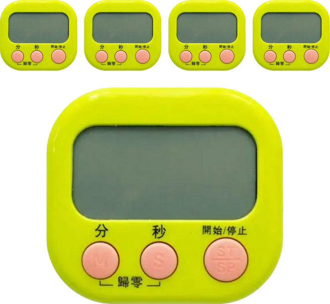 大螢幕計時器 5台, Y523, 1組