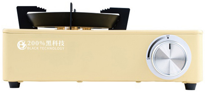 BT 200 PERCENT 黑科技 狂野卡式快速爐, 黃色, 1個