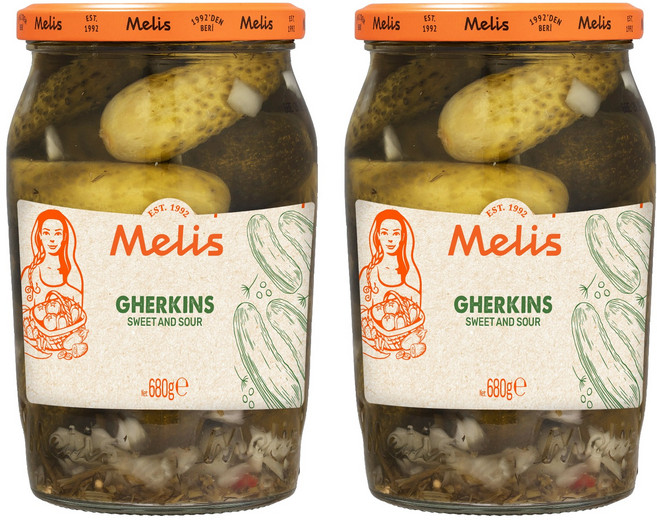멜리스 스위트 사워 거킨, 680g, 2개