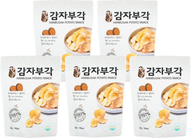 한부각 감자부각, 30g, 5개