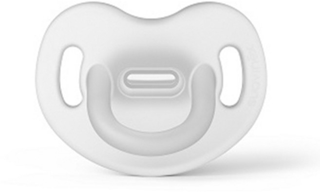 스와비넥스 유아용 모유촉감 올실리콘 아나토미컬 쪽쪽이, 2단계(6개월이상), 화이트, 1개