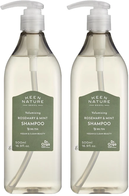 닥터올가 볼류마이징 로즈 마리 민트샴푸, 500ml, 2개 - 쿠팡