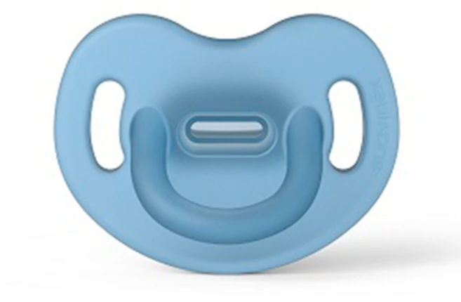 스와비넥스 유아용 모유촉감 올실리콘 쪽쪽이 아나토미컬형, 2단계(6개월이상), 블루, 1개 - 쿠팡