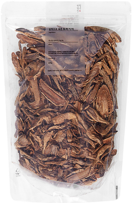 방앗간청년 압력으로 볶은 도라지차, 200g, 1개입, 1개