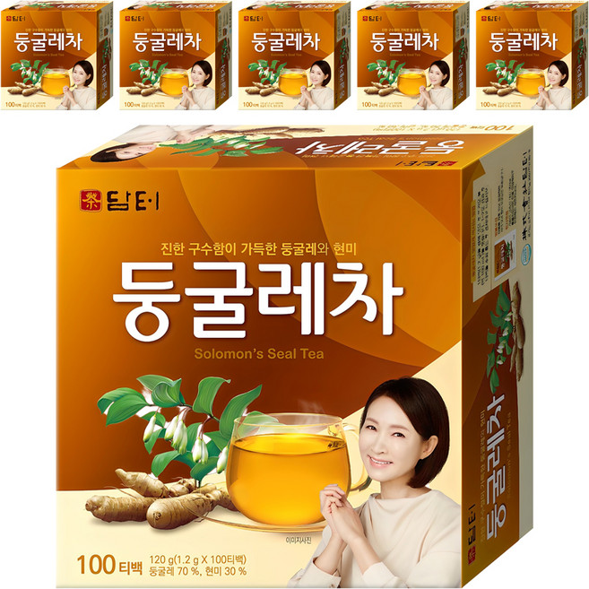 담터 둥굴레차, 1.2g, 100개입, 6개