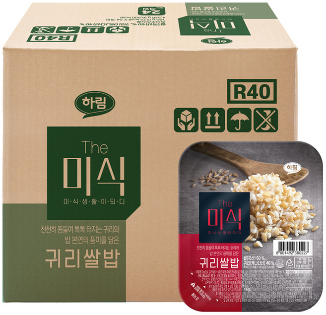더미식 귀리쌀밥, 180g, 24개