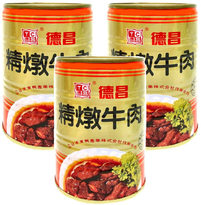 德昌 精燉牛肉罐, 440g, 3罐