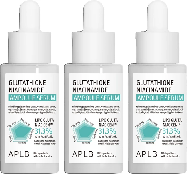 APLB 글루타치온 나이아신아마이드 앰플 세럼, 40ml, 3개 - 쿠팡