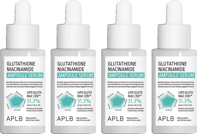 APLB 글루타치온 나이아신아마이드 앰플 세럼, 40ml, 4개 - 쿠팡