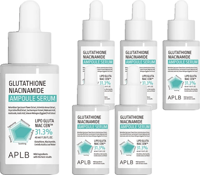 APLB 글루타치온 나이아신아마이드 앰플 세럼, 40ml, 6개 - 쿠팡