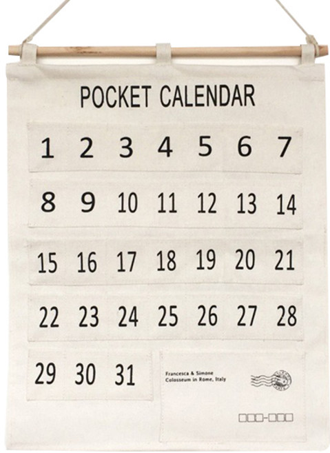 포시즌 365 포켓 생활비 습관달력, 화이트, 2개