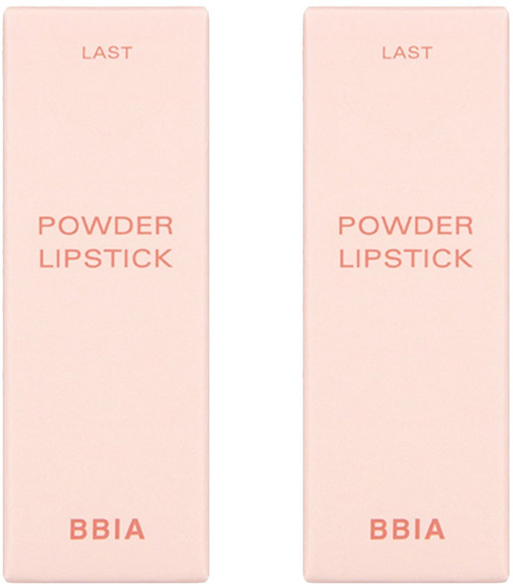 삐아 라스트 파우더 립스틱2, 08 얼그레이, 3.5g, 2개