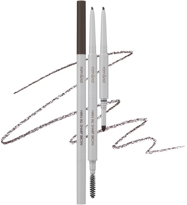 롬앤 한올 샤프 아이브로우 오토펜슬 0.17g, W1젠틀브라운, 1개 - 쿠팡