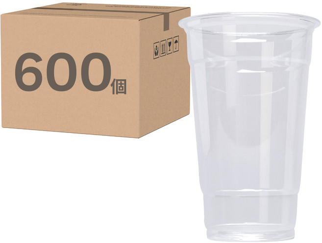 一次性冰杯 148 x 98 x 60mm, 500ml, 600個, 1組