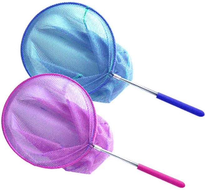 미미네아쿠아 스테인레스 접이식 잠자리채 랜덤 발송, 2개