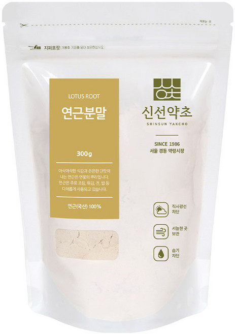 SINSUNHERB 蓮藕粉, 300g, 1包