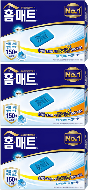 홈매트 피 매트 교체용 150p, 150g, 3개