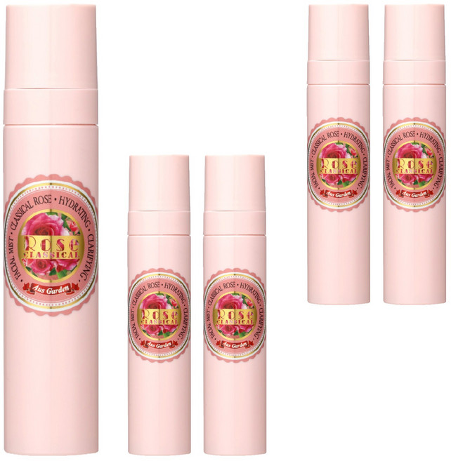 Aus Garden 澳維花園 玫瑰純露花水, 100ml, 5瓶