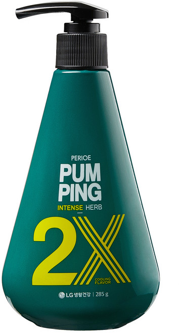 페리오 2X 인텐스 펌핑 치약 허브, 285g, 1개