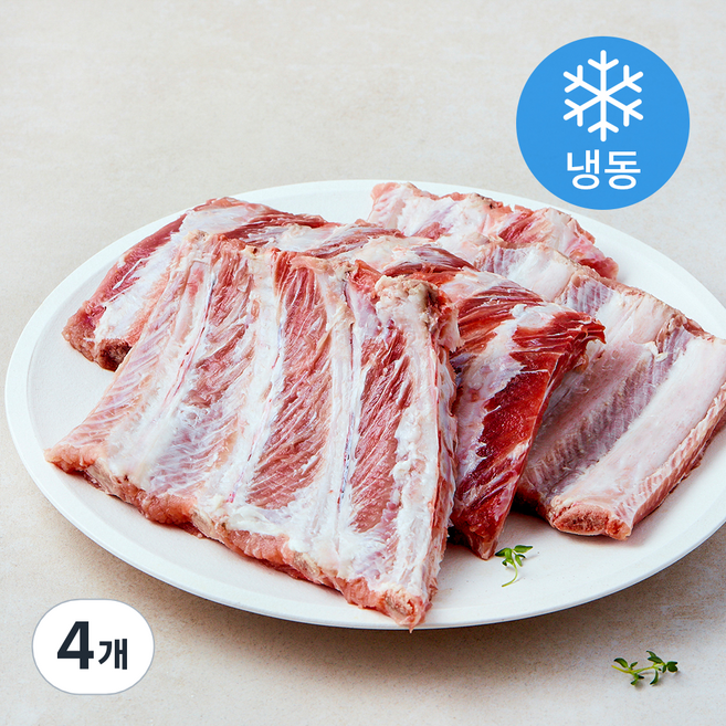 돼지등갈비 구이용 (냉동), 4개, 2kg