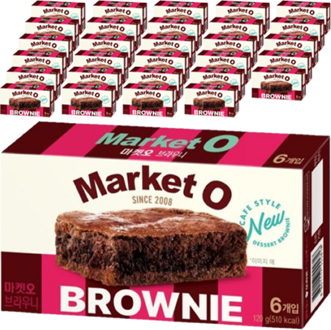 마켓오 리얼브라우니, 120g, 32개