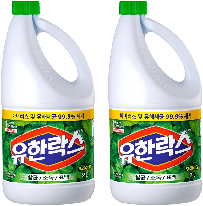 유한락스 후레쉬, 2L, 2개