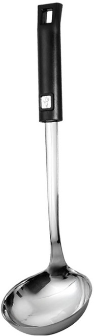 BUFFALO 牛頭牌 雅登食食系列大湯杓 不鏽鋼(SUS 304)材質, 1個, 黑色