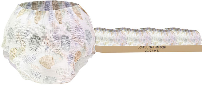 JOYFUL NAPKIN 悅棉 棉柔安心褲, M~L(80~105cm), 20片, 1組