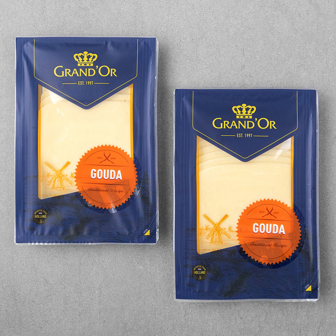 그랑도르 고다 슬라이스, 160g, 1개입, 2개