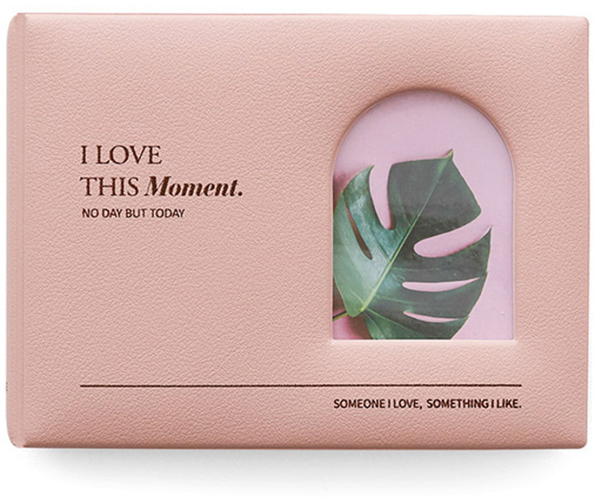 퍼니메이드 포토카드 가죽 앨범, 로맨틱 핑크, 80매
