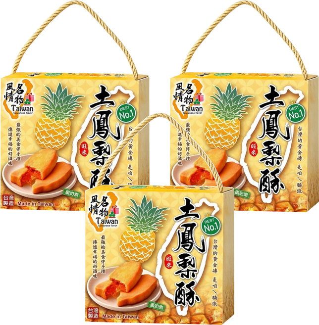 風情名物 土鳳梨酥, 245g, 3盒