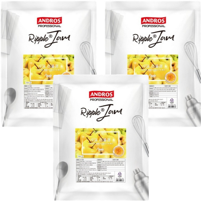 앤드로스 사과 리플잼, 1kg, 3개