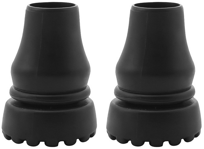 펠리스제이 고무 패킹 리필 지팡이캡 19mm, 블랙, 2개