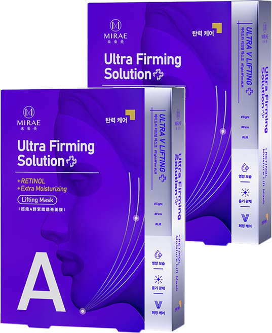MIRAE 未來美 台灣公司貨 超級A醇緊緻透亮面膜 27ml, 3片, 2盒