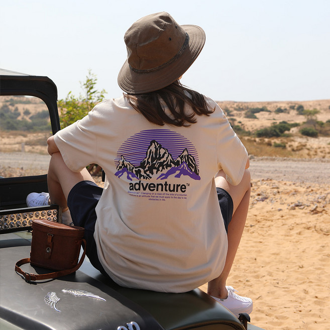 플루크 남녀공용 통기성 클린워터 그래픽 반팔 티셔츠 FST150