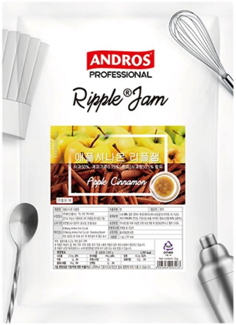 안드로스 애플시나몬 리플잼, 1kg, 1개